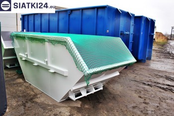 Siatki Pisz - Siatka przykrywająca na kontener - zabezpieczenie przewożonych ładunków dla terenów Miasta Pisz