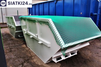 Siatki Pisz - Siatka przykrywająca na kontener - zabezpieczenie przewożonych ładunków dla terenów Miasta Pisz