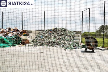 Siatki Pisz - Siatka zabezpieczająca wysypisko śmieci dla terenów Miasta Pisz